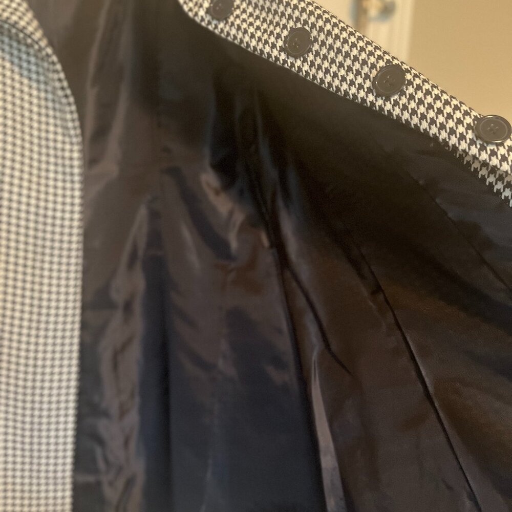 Women's Lined Houndstooth Jacket - image 3